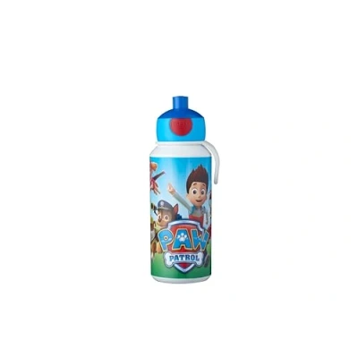 Image of Mepal Drinking Bottle Pop Up Campus Leak Proof Drink For School BPA Free &amp; Dishwasher Safe 400 ml Paw Patrol