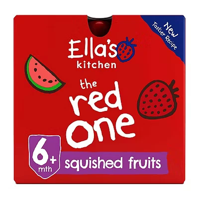 Image of Ella&#039;s Kitchen The Red One Squished Smoothie Fruits 5 x 90g