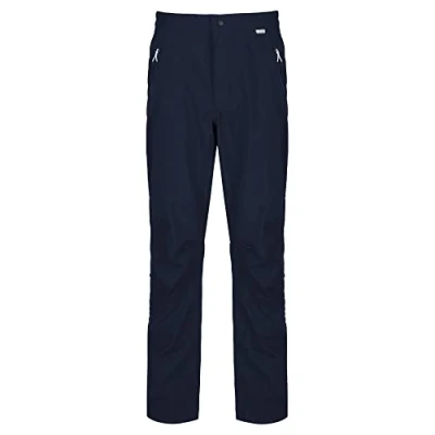 Image of Regatta Mens Highton Stretch Waterproof Overtrousers (Regular) Blue