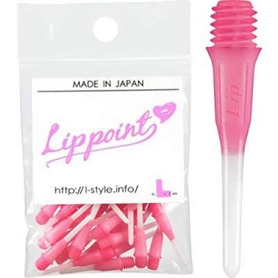 Image of L Style Two Tone Color Lippoint Bag of Dart Tips Extra Strong and Durable Pink