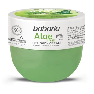 Image of Babaria Crema Corporal en Gel Aloe Vera Puro 100% 400 ml