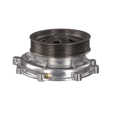 Image of 0570951, 0570955, 0570962, 1353072, 1508533 Water pump FEBI BILSTEIN 21591 Aluminium with belt pulley gaskets/seals Grey Cast Iron
