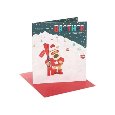 Image of Boofle For An Amazing Brother Cute Christmas Greeting Card