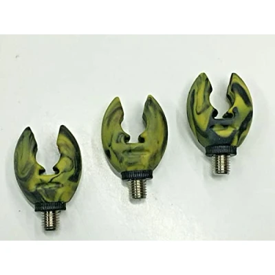 Image of 3 x Camo Fishing Rod Butt Grips/Rests. Flexible. Carp and Coarse Fishing. Rests