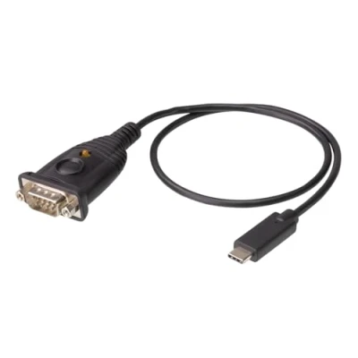 Image of ATEN UC232C USB C To RS 232 Serial Adapter, Anti Electromagnetic Interference (Anti EMI), compliant, OS Compatibility: Windows, Mac, and Linux, Data Transfer Rates Up 921.6 Kbps, 45cm Cable