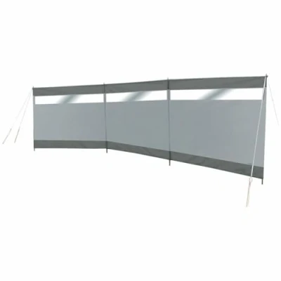 Image of Bo Camp Windbreak Solid with window, gray