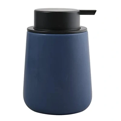 Image of MSV Maonie Ceramic Liquid Soap Dispenser 300 ml Matt Dark Blue, Standard