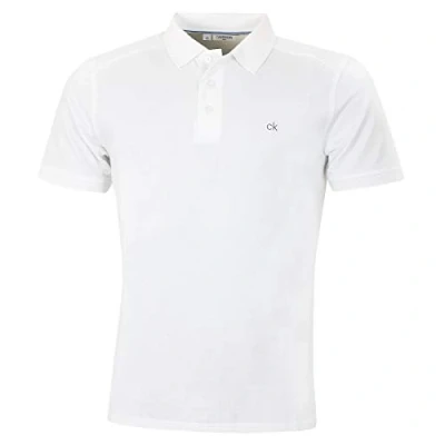 Image of Calvin Klein Mens Campus Polo Shirt White L