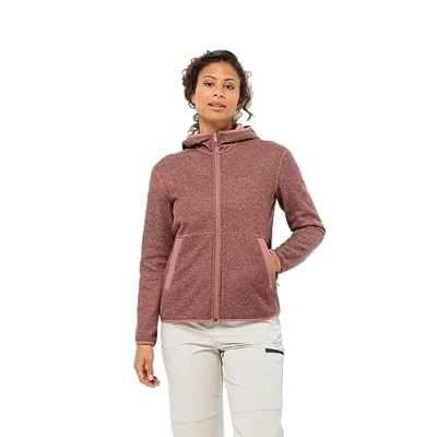 Image of Jack Wolfskin Women&#039;s Fir Track JKT W Fleece Jacket, Afterglow, S