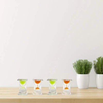 Image of 4 x Liquid Mini Classic Timers Up Flow Bubble Effect Multiple Colours