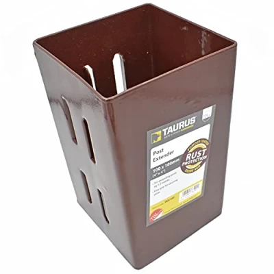 Image of 1 x 100mm (4&quot; 4&quot;) Fence Post Extender