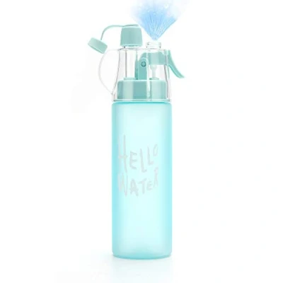 Image of Emopeak 580ML Misting Water Bottle, Y1 20OZ Sports Bottle with Spray Mist for Outdoor Hydration, FDA Approved BPA Free … (20OZ/580ML, Blue)