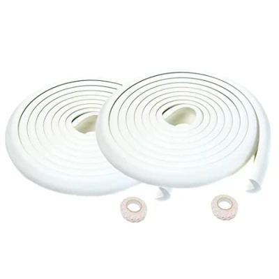 Image of 32.8ft / 10M Edge Guard L Shaped Foam Anti Collision Protector Child Safety, 2x5m, TKD7000 Off White