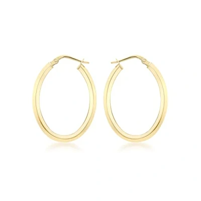 Image of Carissima Gold Women&#039;s 9ct Yellow Cross Drop Earrings