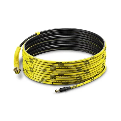 Image of Kärcher 26377670 15 m Pipe and Drain Cleaning Kit for K2 K7 Series Domestic Pressure Washers, Black, Yellow