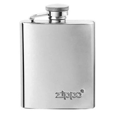 Image of Zippo Stainless Steel Flask High Polished Chrome, 3 oz