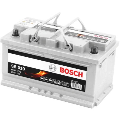 Image of 12V85Ah800A, 585200080 Starter battery BOSCH S5 0 092 S50 100 12V 85Ah 800A B13 Lead acid BMW: 3 Convertible, Coupe, Saloon