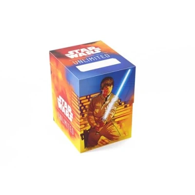 Image of Gamegenic Star Wars Unlimited Soft Crate Luke/Vader Trading Card Accessory