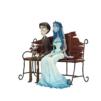 Image of Set Figura Víctor y Emily Sentados en Banco