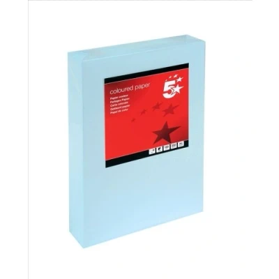 Image of 5 Star Colored Card Multifunctional 160gsm A4 Light Blue [250 Sheets]