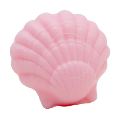 Image of La Maison du Savon de Marseille French Seashell Shaped Soap for Body Wash or Decoration Rose Fragrance 20g Novelty Bar