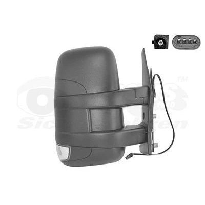 Image of 3800414, 3801927, 3801929, 504150527, 504369961 Wing mirror VAN WEZEL 2815802 IVECO: DAILY 4