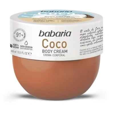 Image of Babaria Coconut Oil Intensive Moisturiser Body Cream 400ml