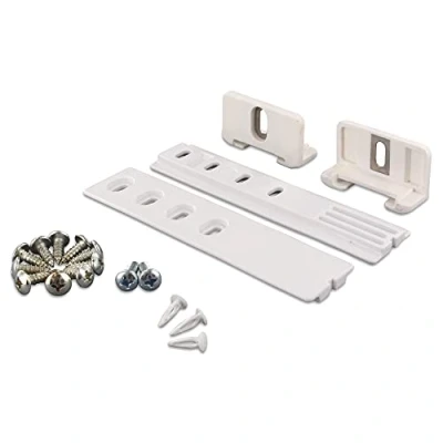 Image of DL pro Universal Door Mounting Set for Tow Hinge Also Liebherr 9086322 Bracket Built in Fridge Freezer