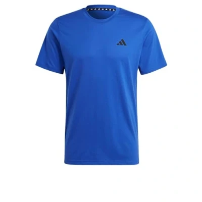 Image of adidas Men&#039;s Train Essentials Feelready Training Tee, Semi Lucid Blue/Black, XXL Tall