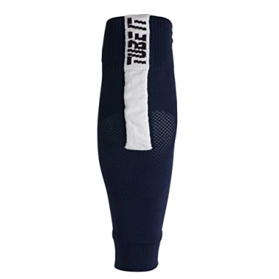 Image of Uhlsport Unisex Tube It Sleeve Socks Marine/White, Size 33 36