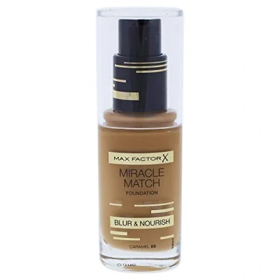 Image of Max Factor Miracle Match Blur &amp; Nourish Foundation, Caramel 85