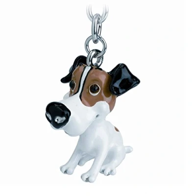 Image of Arora 3713 Little Paws Key Ring Jack Russell Terrier, Multicolour, One Size
