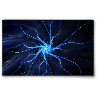 Image of Silent Monsters Mouse Mat Size M (360 x 250 mm), Pad Design: Lightning, Stitched Edges, Mousemat for Office and Gaming, Mousepad Non Slip Rubber Base, Desk