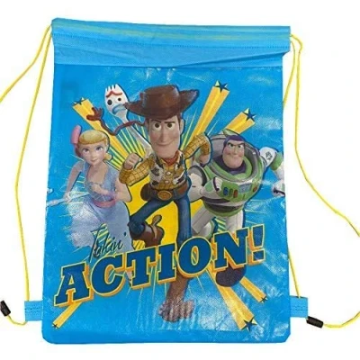 Image of Toy Story Action Children&#039;s Character Pull String School Gym Shoe Swim P.E. Bag