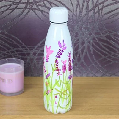 Image of lesser and pavey LP45419 Lavender Drinks Bottle Accessory, Pink