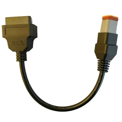 Image of Motorbike 6Pin OBD Diagnostic Adapter,Motorcycle OBD2 CANBUS Cable for Har Ley Motors