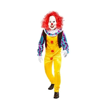 Image of Rubie&#039;s Official Adult&#039;s Pennywise Deluxe Costume Clown It The Movie Standard