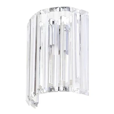 Image of LITECRAFT Skydda Modern Style 1 Light 18 Watt Bathroom Wall Shield in Polished Chrome Home Lighting IP44 Rated
