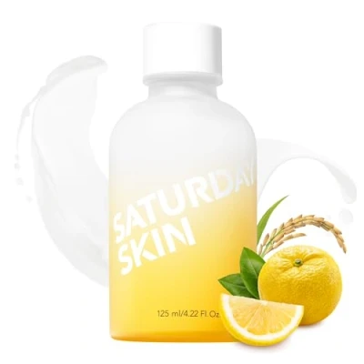 Image of Saturday Skin Yuzu Vitamin C Bright Toner for Dryness Dullness Face Brightening Hydrate Tone Glow Niacinamide Smooth Facial Water Korean Skincare Ideal All Type