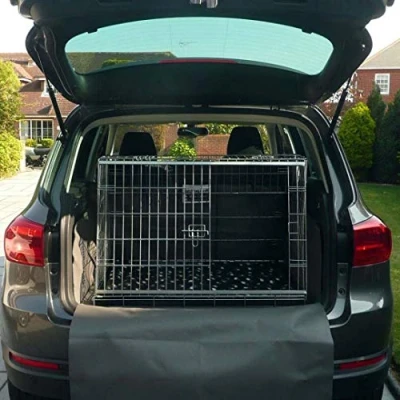 Image of Pet WORLD Suitable for VW Tiguan 2007 2017 Dog Puppy sloped Car travel training carrier crate,cage,