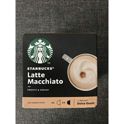 Image of Nescafe Dolce Gusto Starbucks Latte Macchiato x 3 Boxes (36 Capsules)