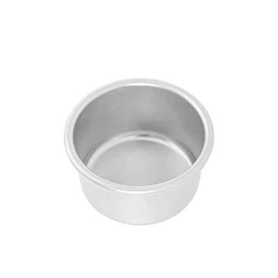 Image of Nordic Ware 4&quot; Layer Round Cake Pan, 4 Inch, Silver