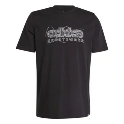 Image of adidas Men&#039;s Growth Badge Graphic Tee, Black, S