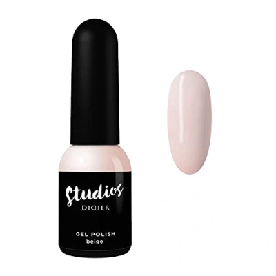 Image of Didier Lab Premium Gel Nail Polish Studios Beige Varnish Art Long Lasting High Gloss Wear Easy to Apply Nails Rich Pigment UV/LED Chip Resistant