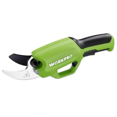 Image of WORKPRO 7.2V Cordless Electric Pruning Shears Heavy Duty with 2.0Ah Li ion batterySecateurs SK5 Blades Max Cutting Diameter 19mm