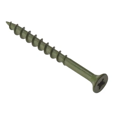 Image of ForgeFix Countersunk Decking Screws 4.5 x 50mm Green Box 200
