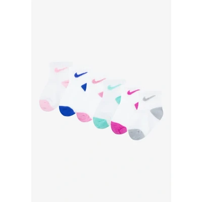 Image of Nike Sportswear Ankle BABY 6 PACK Socks for kids, Size: 12 24m, Pink