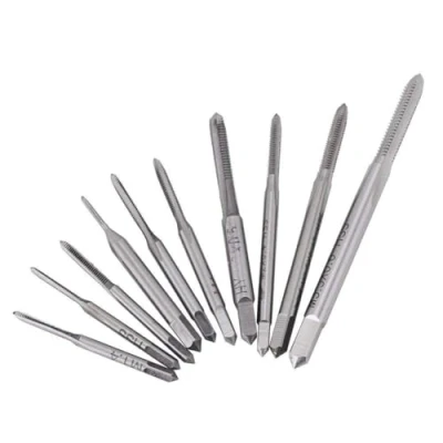 Image of 10pcs Metric Taps Set Mini Machine Hand Tap Thread Wire Tapping Threading for Clocks and Watches