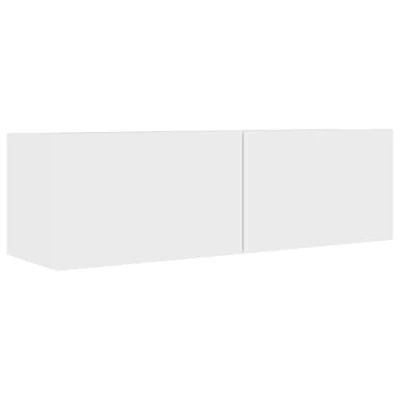 Image of vidaXL TV Cabinet Entertainment Furniture Stand Hifi Lowboard Stereo Unit White 100x30x30cm Chipboard