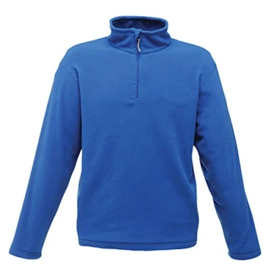 Image of Regatta Men&#039;s Micro Zip Neck Fleece Jacket, Blue (Royal Blue), XX Large (Manufacturer Size:XXL)